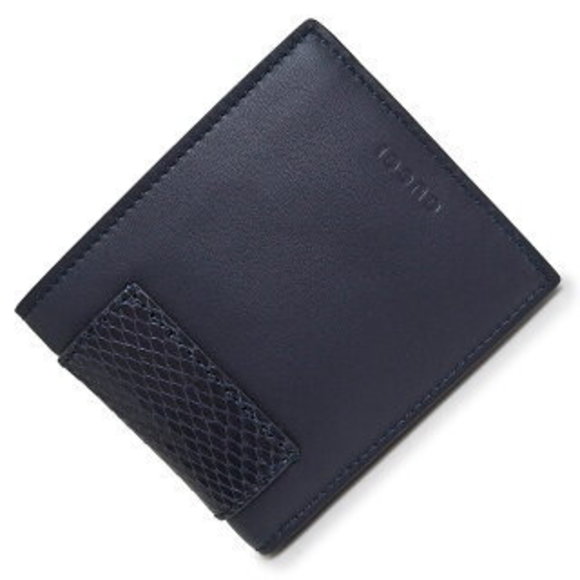 Gucci Wallet Python Exotic Leather Navy Blue - Picture 1 of 9